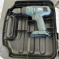 Black & Decker KC12XC Type-1A Blue 12-V 10mm Keyless Chuck Cordless Drill/Driver