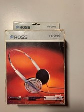 Ross RE-249 vintage Headphones AMAZINGLY RARE and GREAT PROP for the period