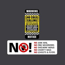 No Junk Mail, No Cold Callers
