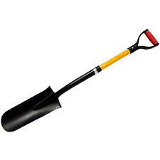 Drainage Drain Spade Fibreglass D Handle Post Hole Trench 1080mm Shovel Tool
