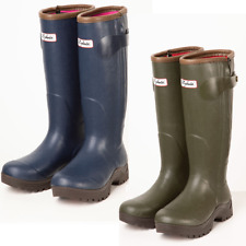 Rydale Neoprene Lined Wellington Boot Wellie Waterproof Boots Footwear 2 Colour