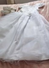 Communion Dress, Tiara,  Under