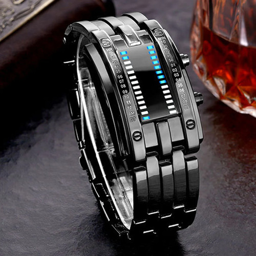 Blue digital men - watch, for