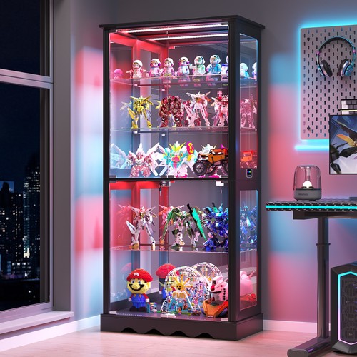 Display cabinet with - with, glass