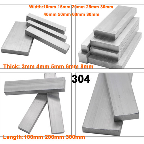304 stainless steel - flat, bar