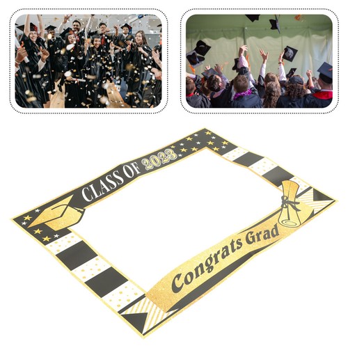 Graduation photo booth frame - photo,