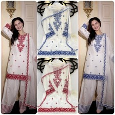 White Cotton Farsi Shalwar