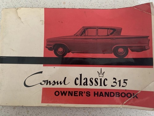 Original ford consul - consul, classic