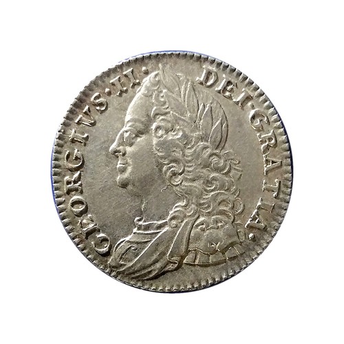 George sixpence 1758 - george,