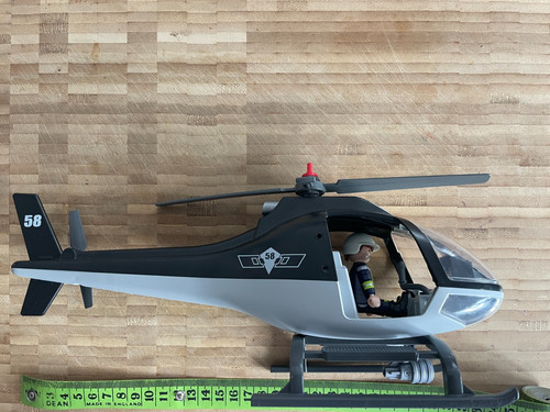 Playmobil helicopter and pilot - playmobil,