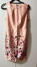 Soky & Soka Women Silk Floral Dress Size M Color Peach Nearly New Without Tags