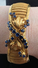 18Ct gold Sapphire bracelet