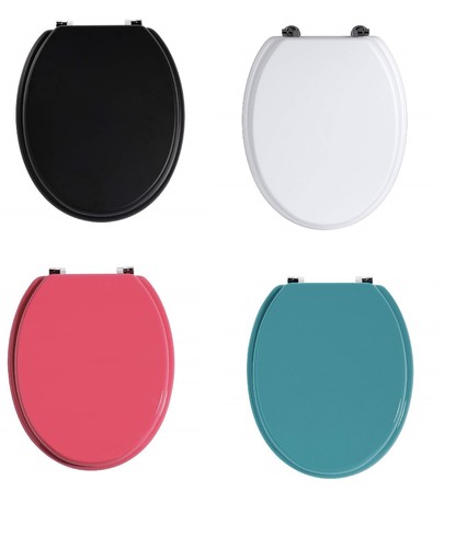 Toilet seat silver white hot - seat,