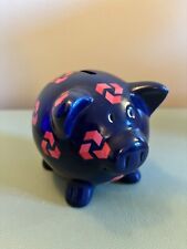 Vintage, Nat West Bank Piggy Bank, Money Box With Original Stopper