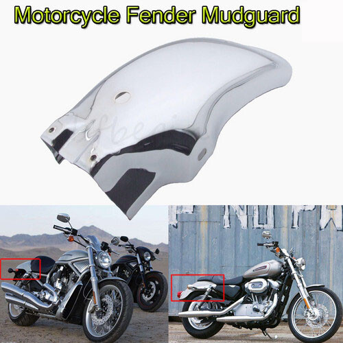 Metal rear fender - metal, motorcycle