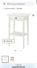 2 x Ikea bed side tables