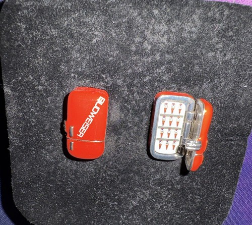 Budweiser fridge cufflinks - budweiser,