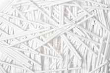 White plastic lollipop cake - plastic,