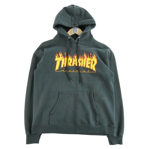 Thrasher men black hoodie - black,
