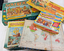 Retro antique vintage various games puzzles x5 *not checked*