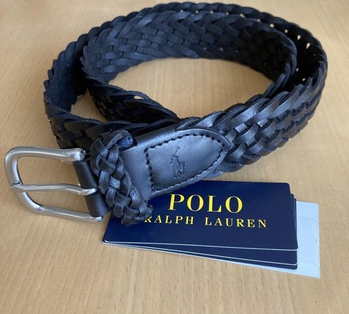Ralph lauren black braided - lauren,