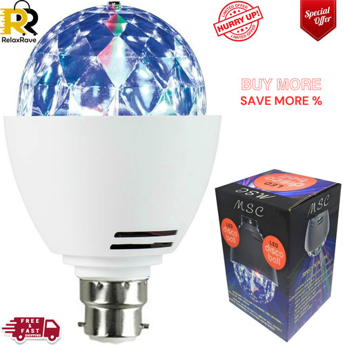 Led b22 disco ball - b22,