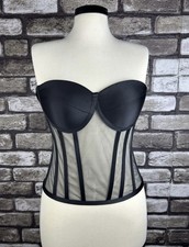 Sheer Mesh Overbust Corset |