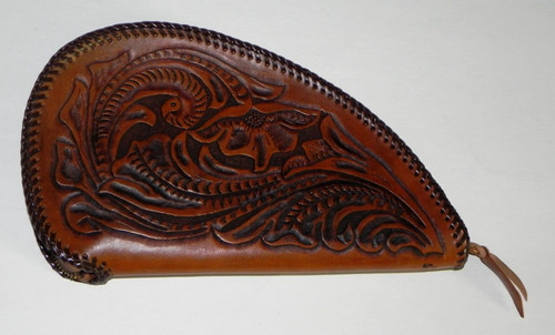 Vintage hand tooled floral - hand,