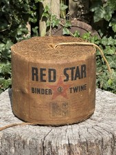 Red Star Baler Binder Sisal Twine Vintage Single Reel / Spool