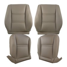4PCS Driver & Passenger Seat Covers Leather For Toyota Land Cruiser 1990-1997