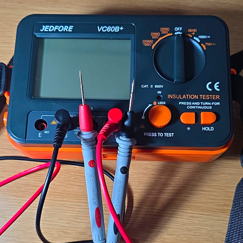 Jedfore vc60b megohmmeter - jedfore, vc60b+