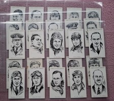 COMPLETE SET -  LAMBERT AND BUTLER - FAMOUS BRITISH AIRMEN & AIRWOMEN GD