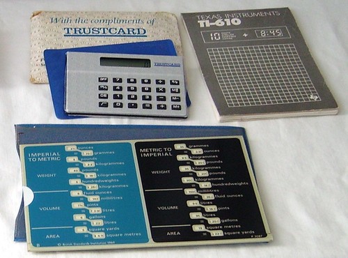 Calculator vintage items - ,