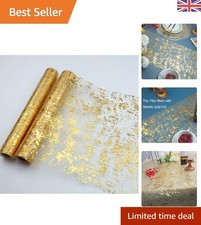 Shimmering Gold Table Runner