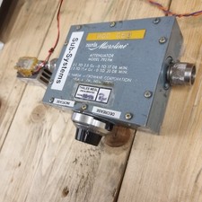 Narda 792FM Variable Attenuator 2 to 12.4 GHz 0 to 20 dB