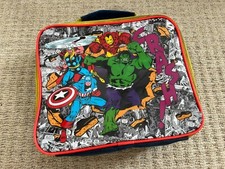 Marvel, Super Hero Child Kids Lunch Bag - Captain America, Hulk, Thor, Iron Man