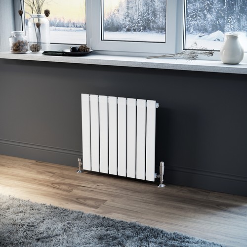 White radiator horizontal - white,