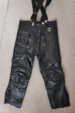 Akito mens leather motorcycle trousers UK38 