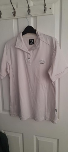 Equine ladies riding top - ladies, white