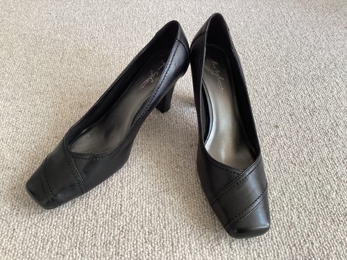 Footglove black leather - m&s,