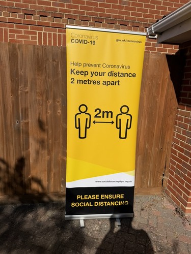 Roll banner stand - roll, up