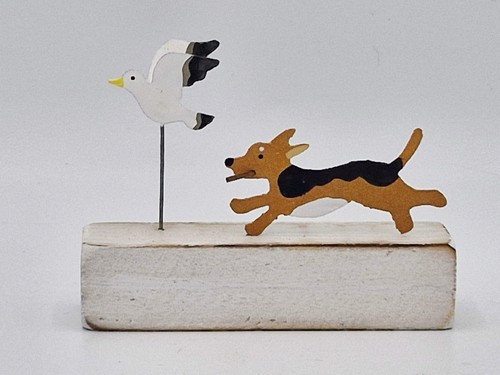 Dog seagull ornament - dog,