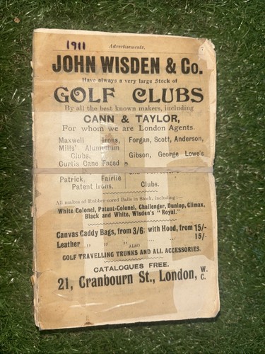 Wisden cricketers almanack - wisden,