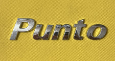 FIAT  "PUNTO"  - CAR BADGE - WILL REQUIRE NEW ADHESIVE TO REAR
