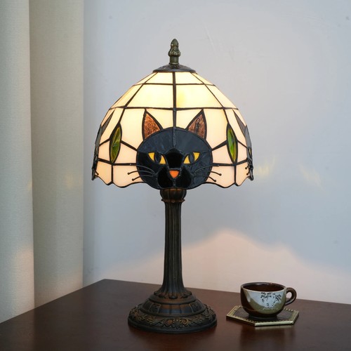 Black cat table - black, cute