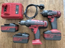 Snap On 18V 3/8 Gun And 18V Hammer Drill