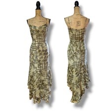 100% Silk Beaded Maxi Dress