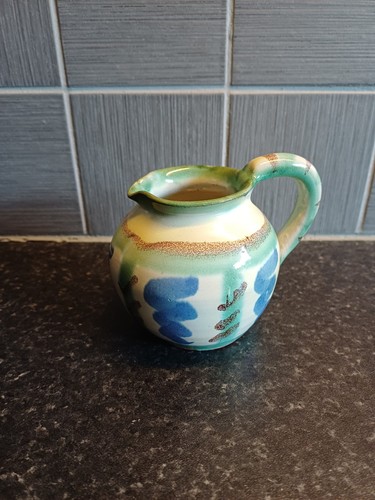 Tintagel pottery jug green - tintagel,