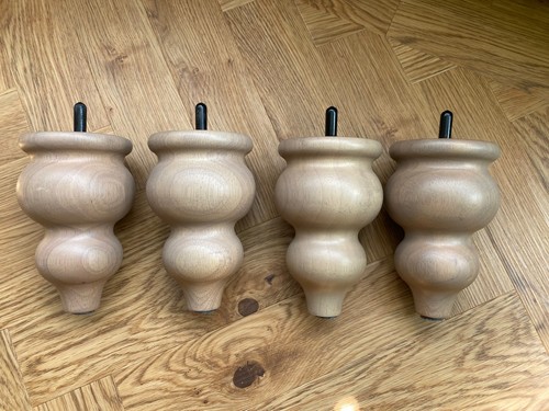 Set turned wooden sofa - set, 4