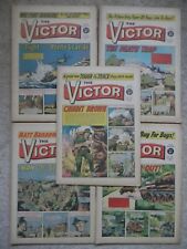 The Victor comics (x5)  Nos
